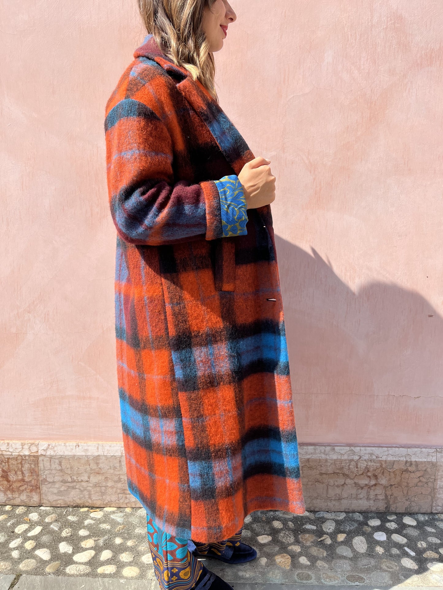 CAPPOTTO LANA QUADRI