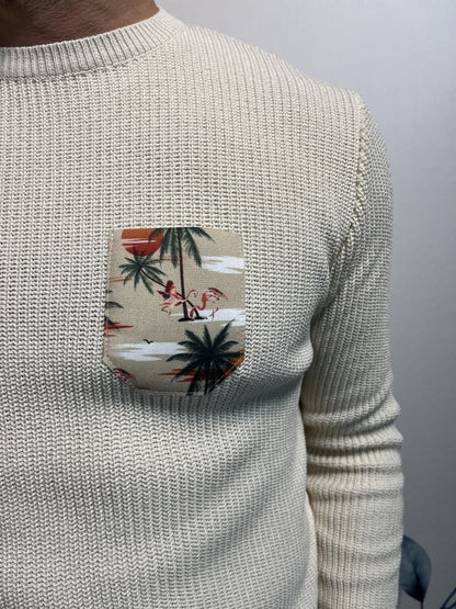 MAGLIONE CON TASCHINO