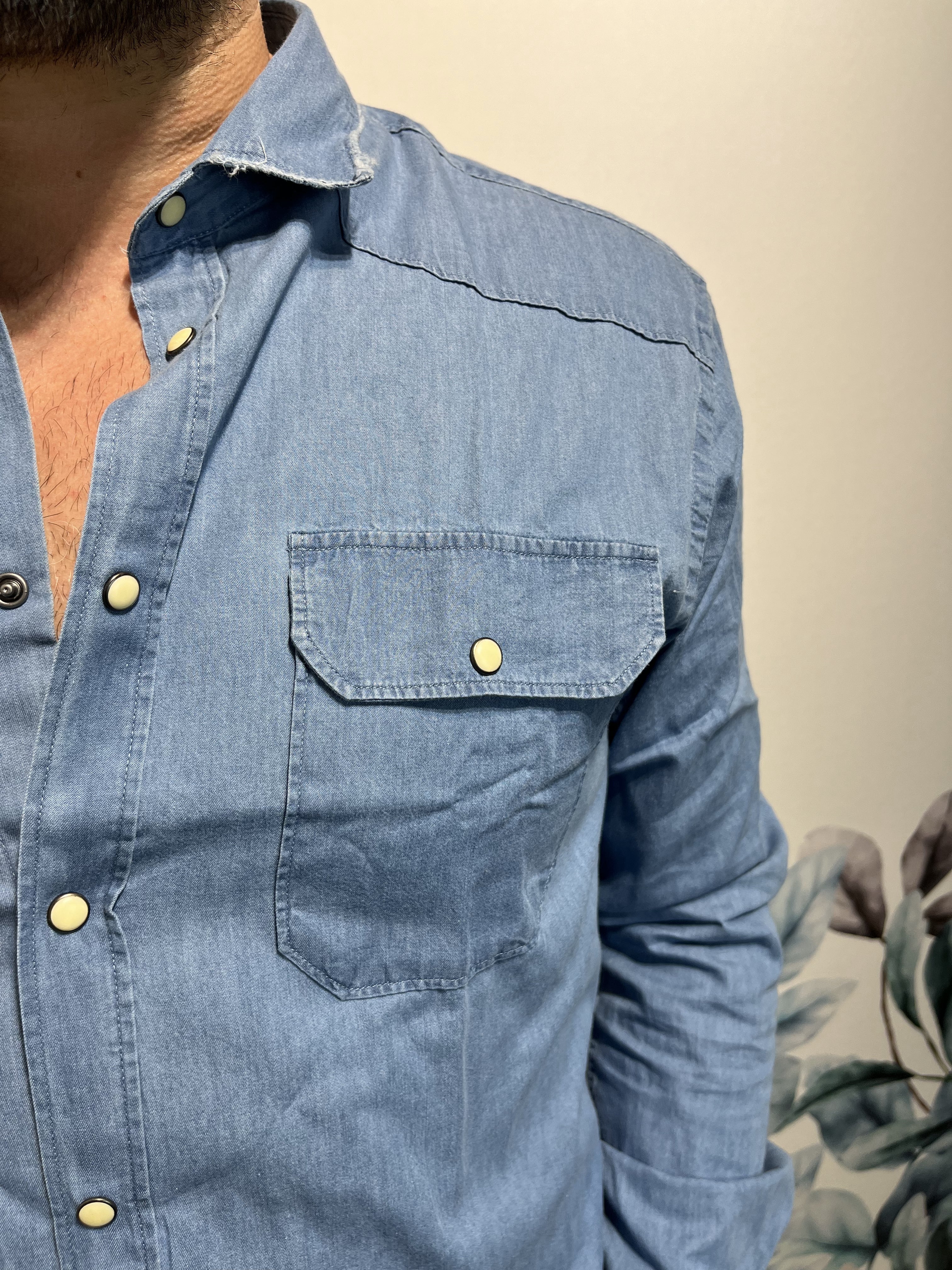 CAMICIA DENIM VINTAGE CHAMBRAY