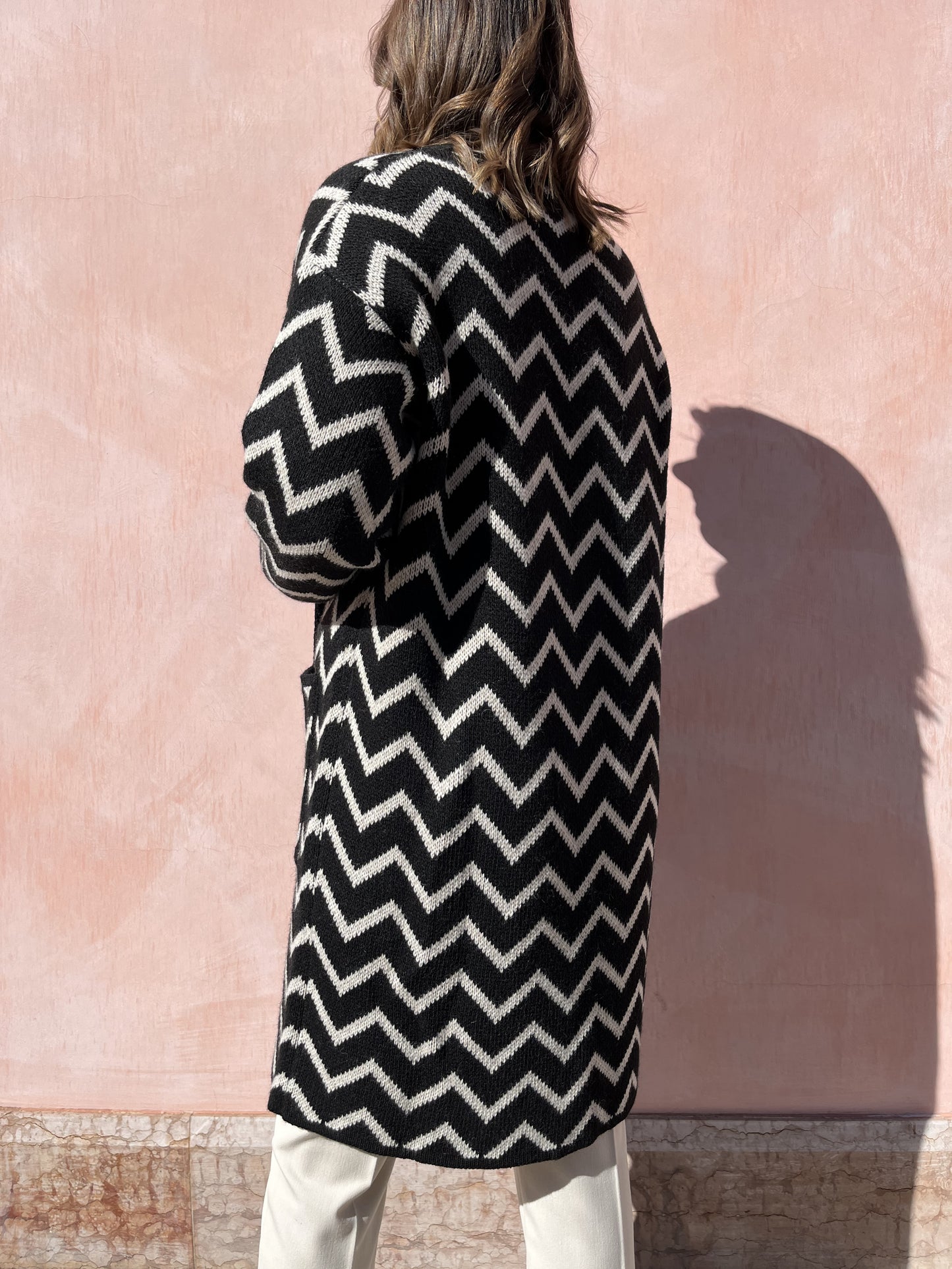 CAPPOTTO JACQUARD CHEVRON