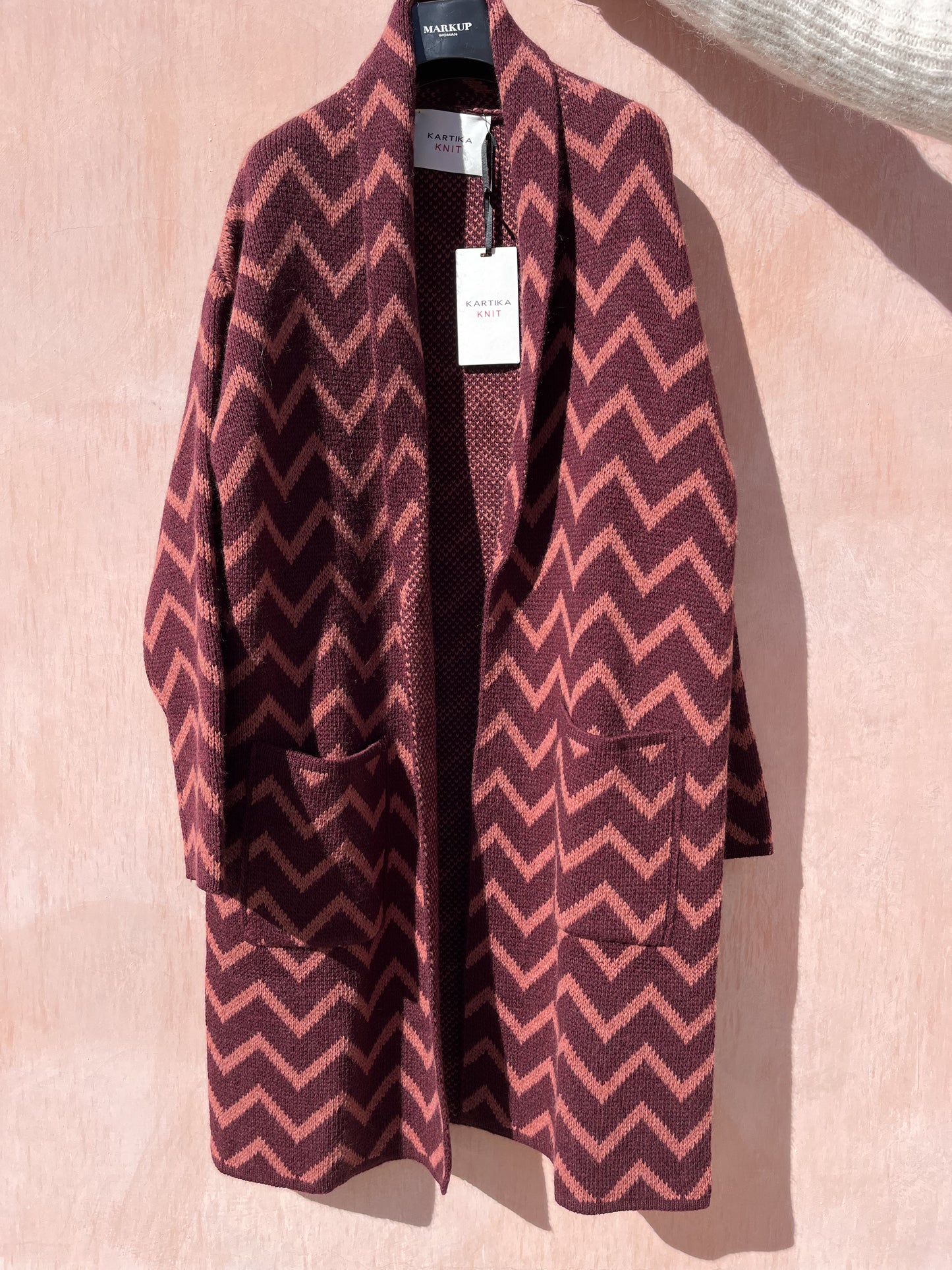 CAPPOTTO JACQUARD CHEVRON