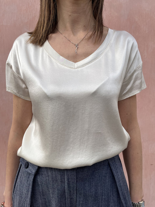 TSHIRT RASATELLO DI VISCOSA