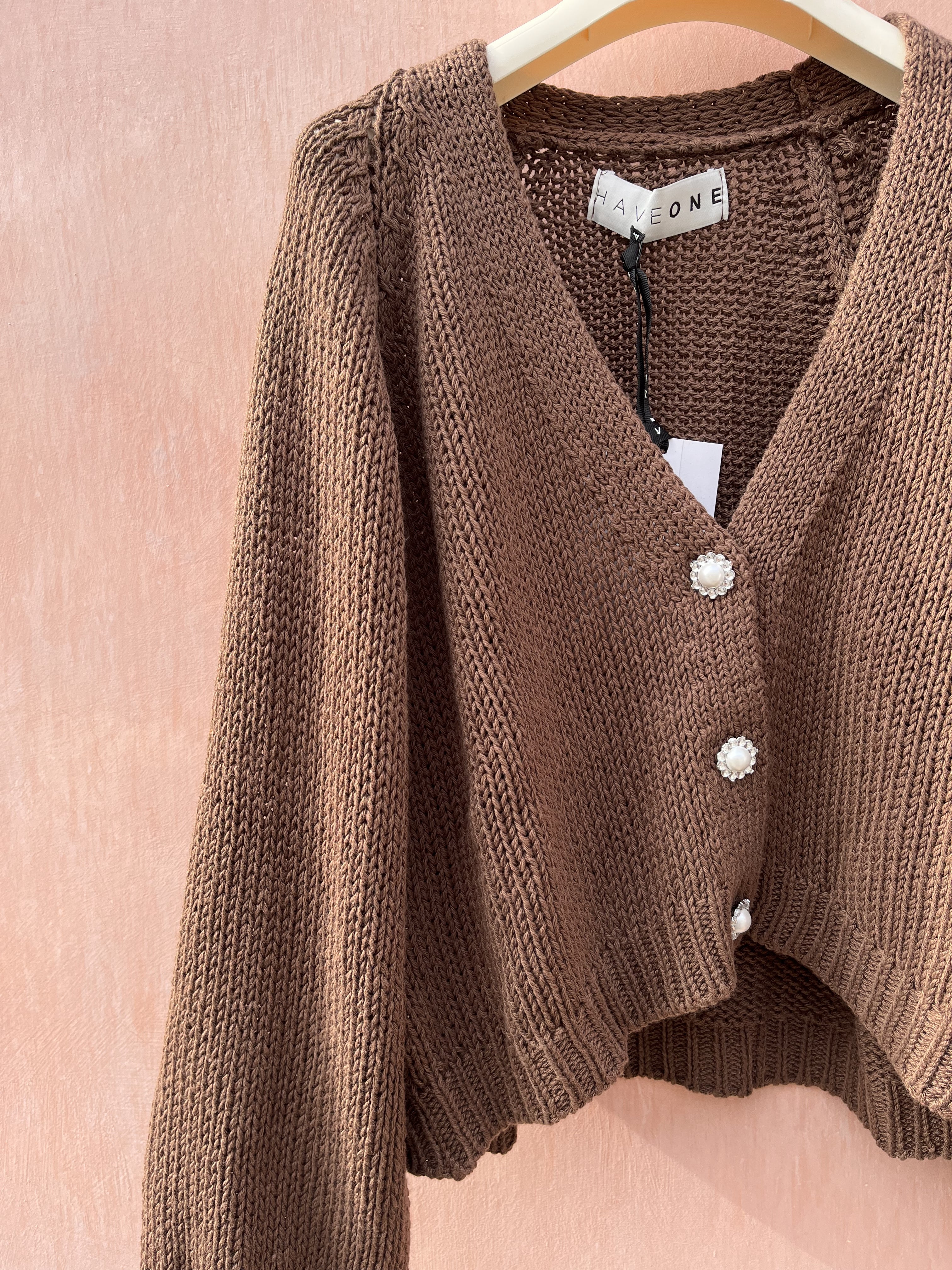 CARDIGAN BOTTONI GIOIELLO HAVEONE