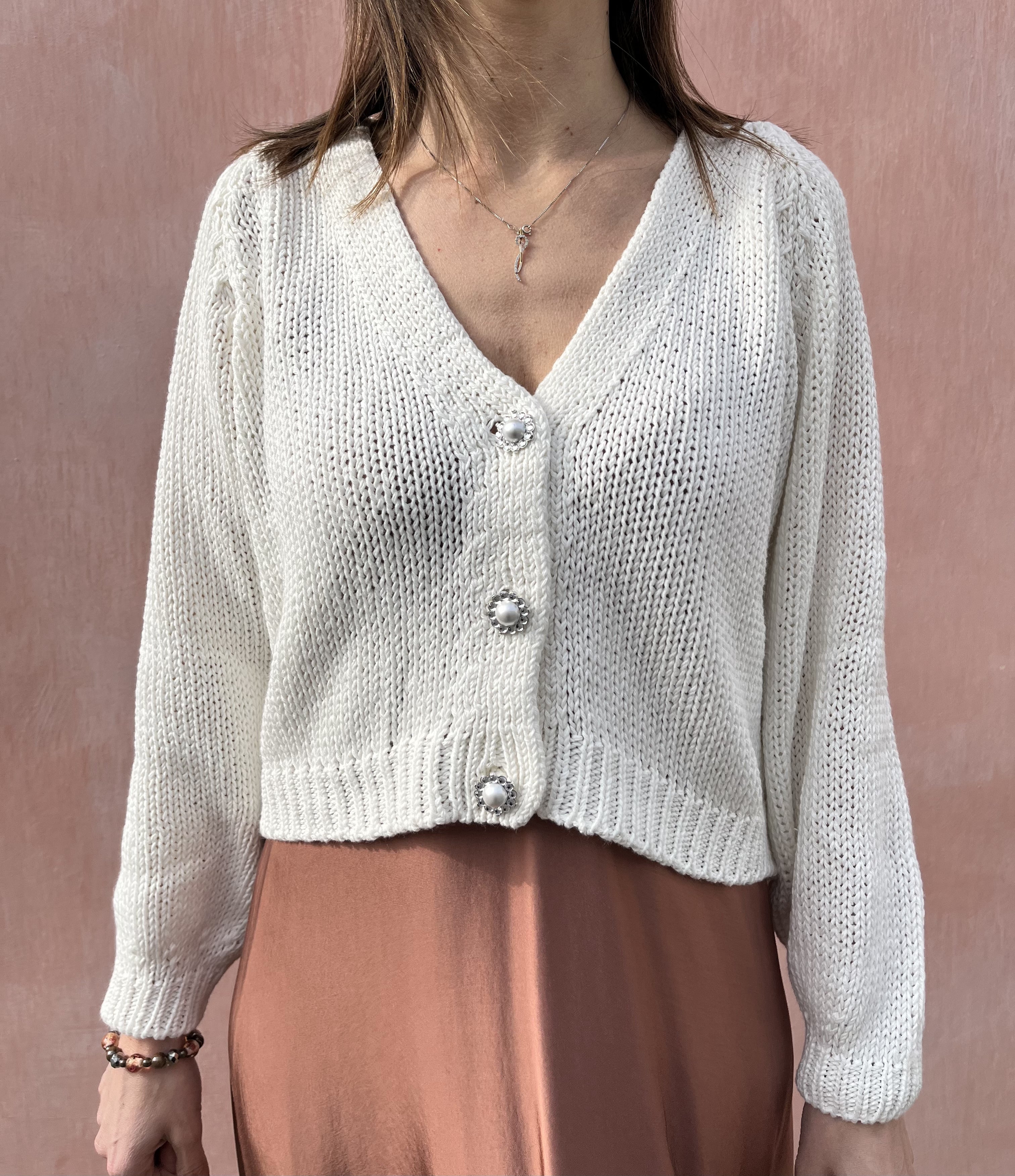CARDIGAN BOTTONI GIOIELLO HAVEONE