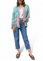 KIMONO  LAILA TURCHESE  CORTO