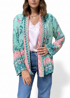 KIMONO  LAILA TURCHESE  CORTO