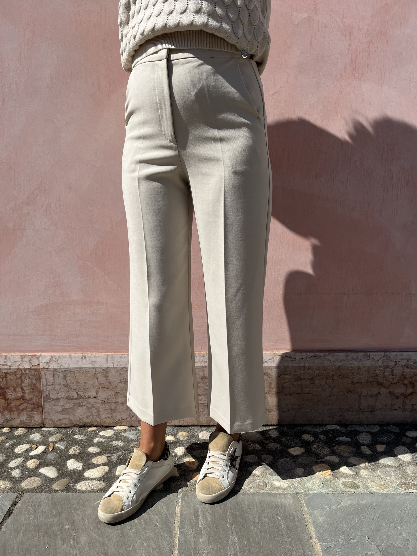 PANTALONE COULOTTE IN CADY CREPE