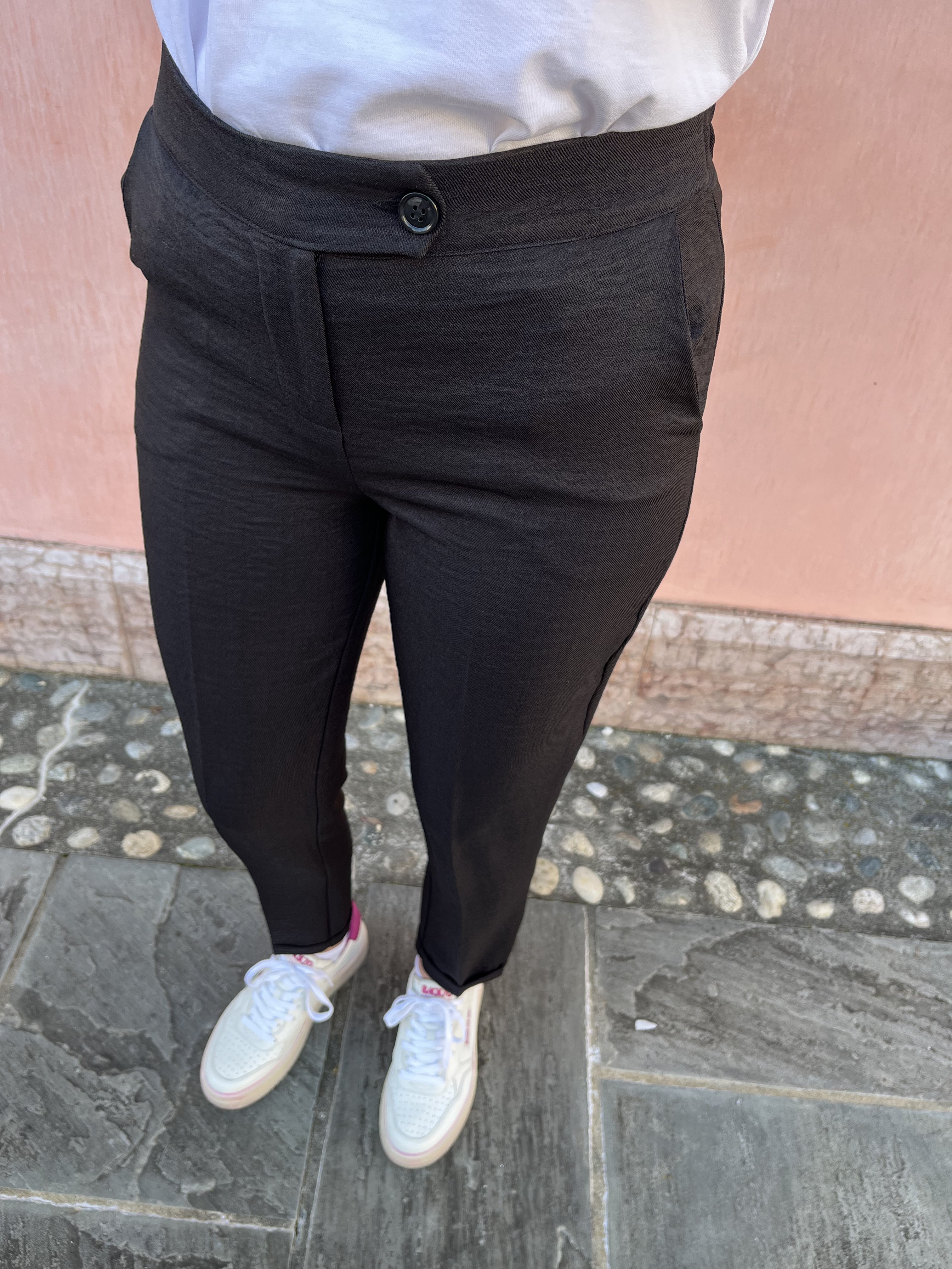 PANTALONE CARROT CON BALZA