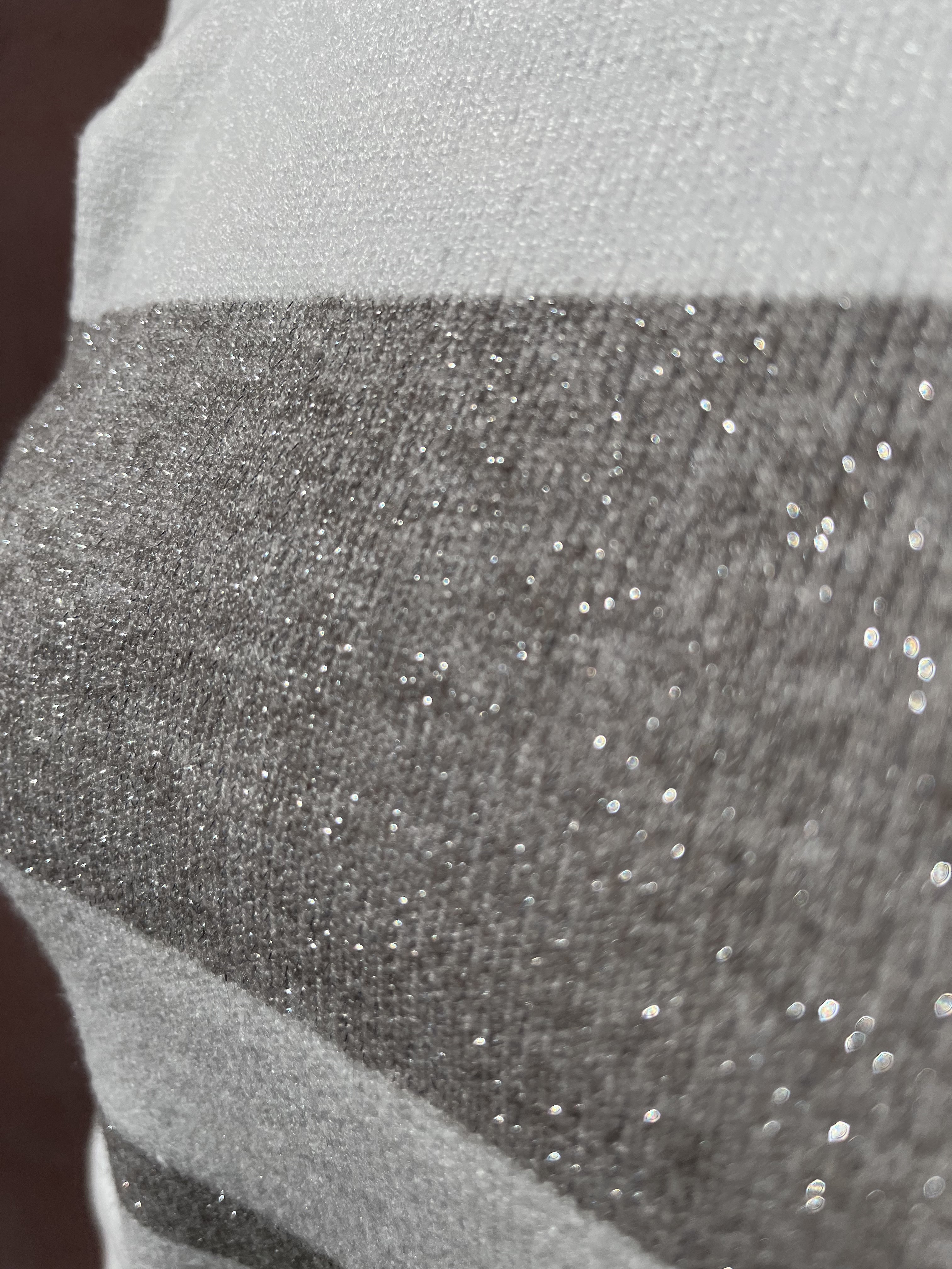 MAGLIONE ASSIMETRICO RIGHE LUREX