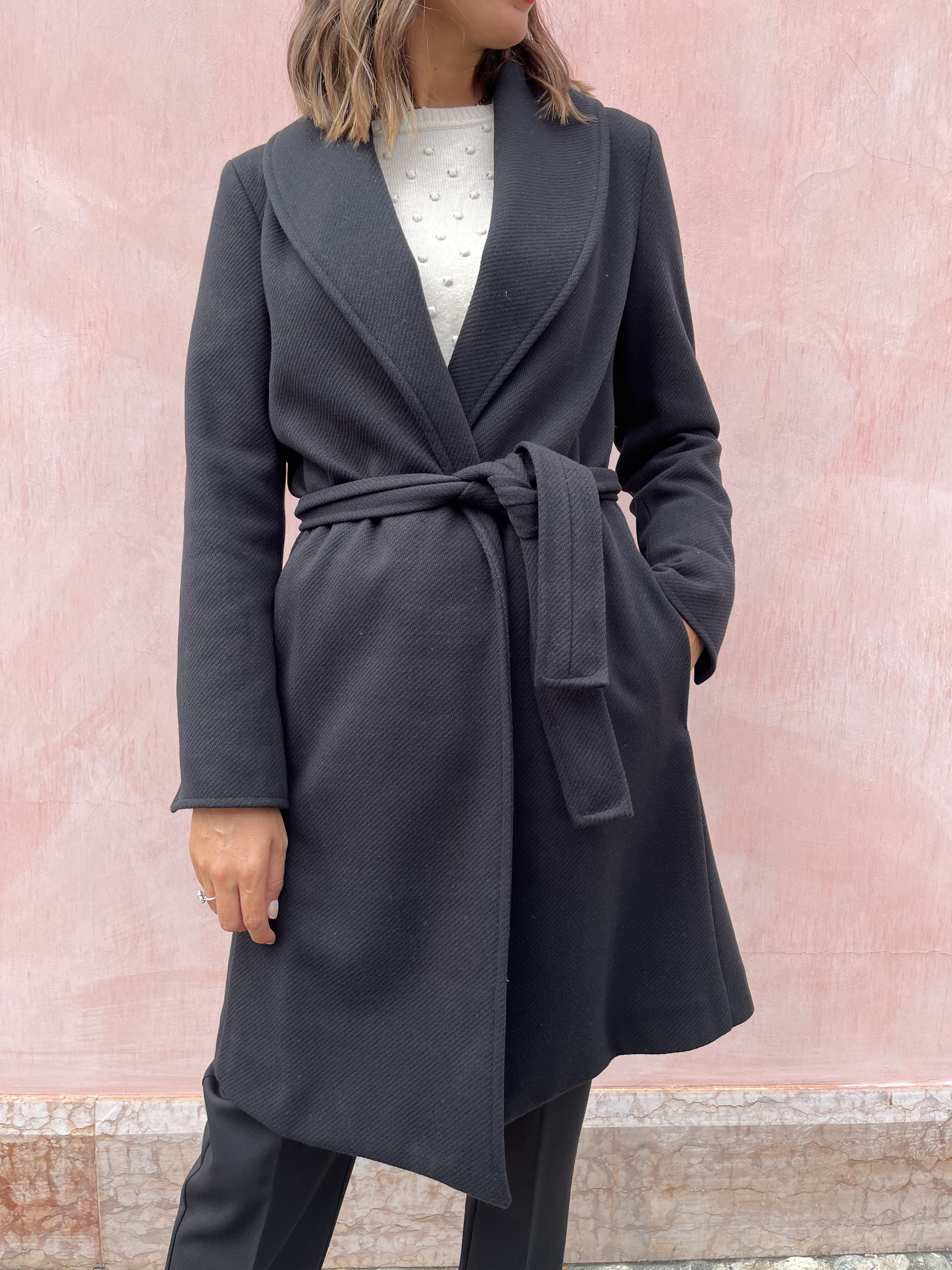 CAPPOTTO CON CINTURA MW564625