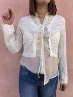CARDIGAN CORTO ALLACCIATO