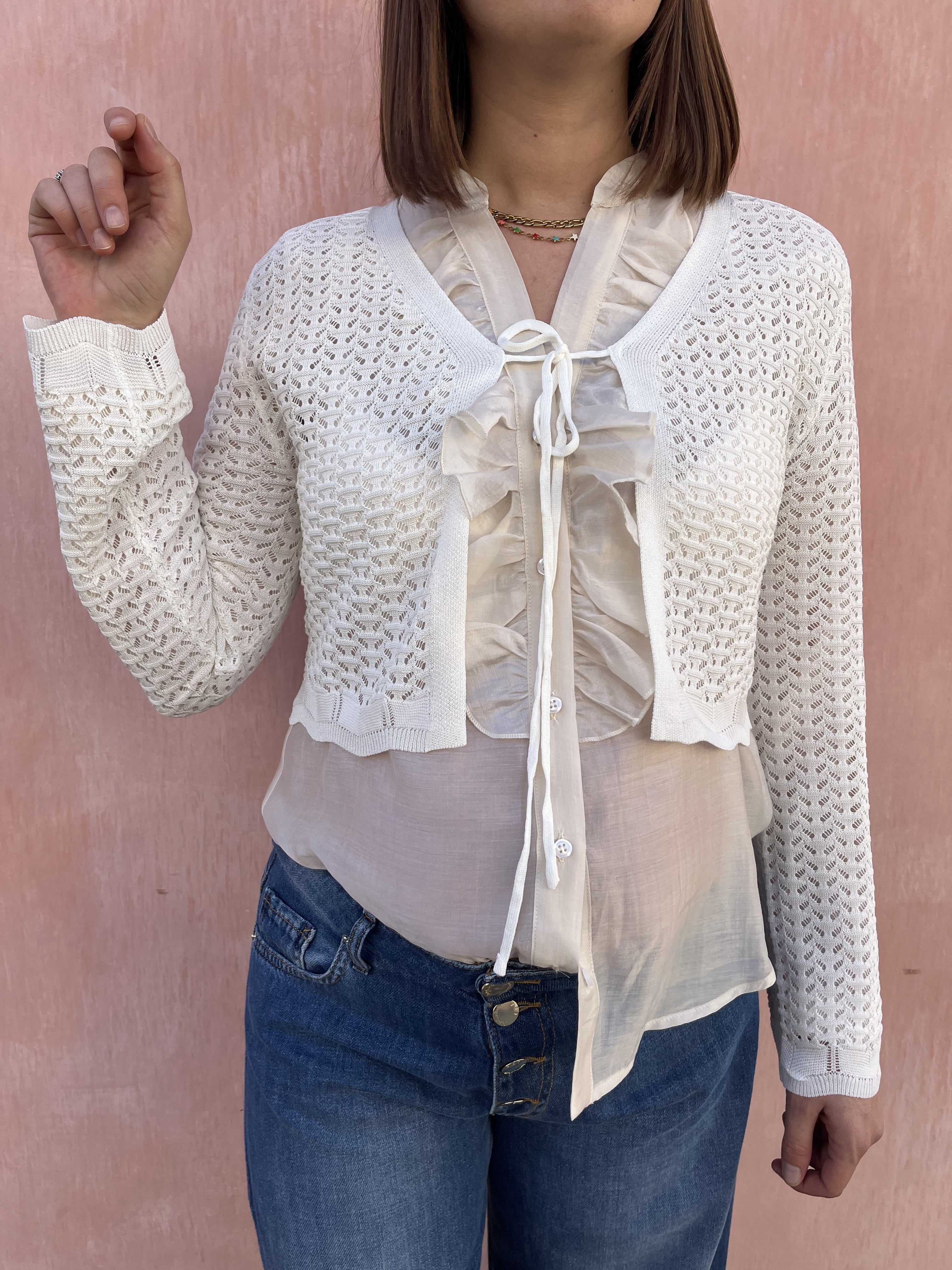 CARDIGAN CORTO ALLACCIATO