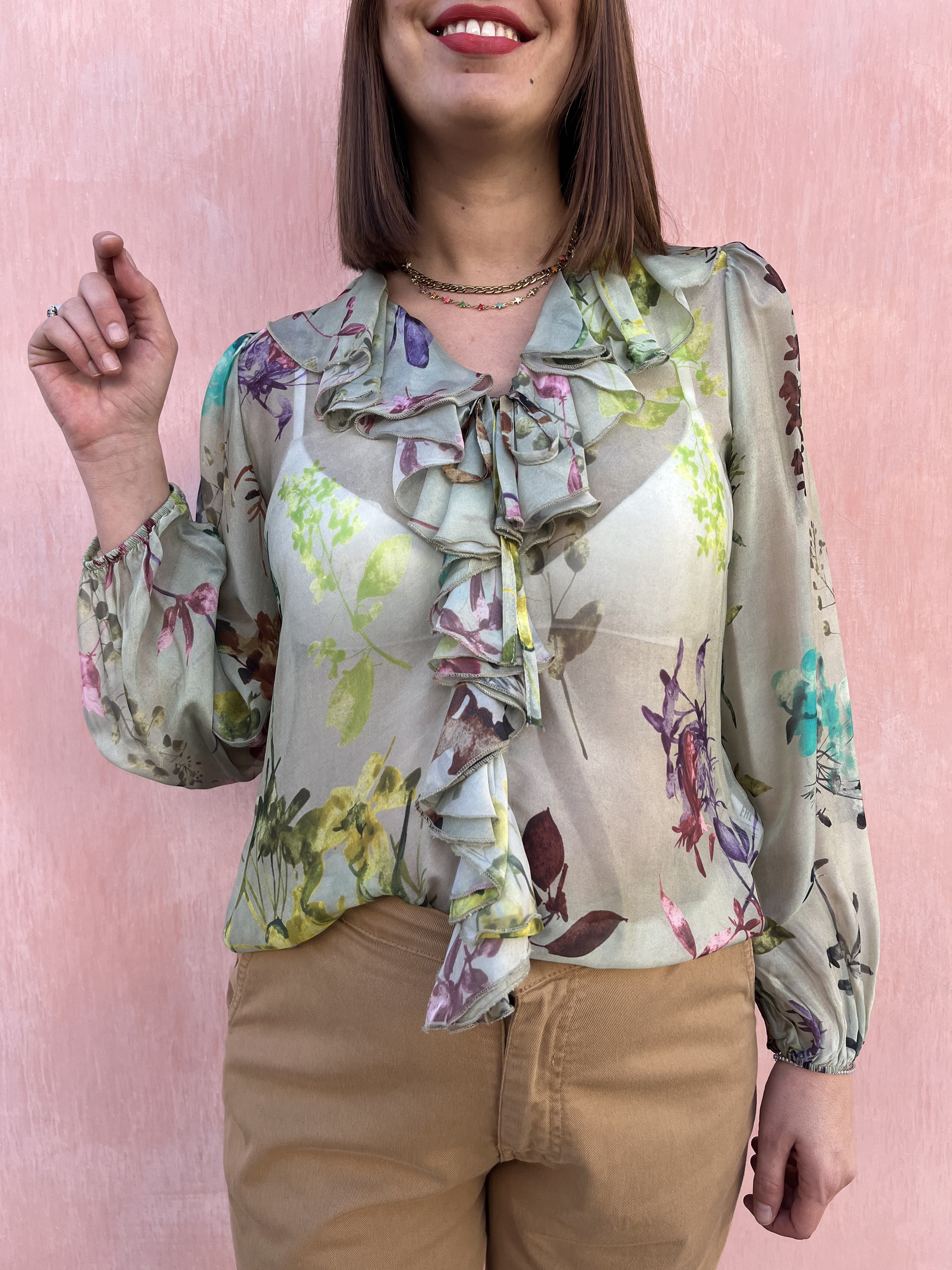 CAMICIA FANTASIA CON ROUGE