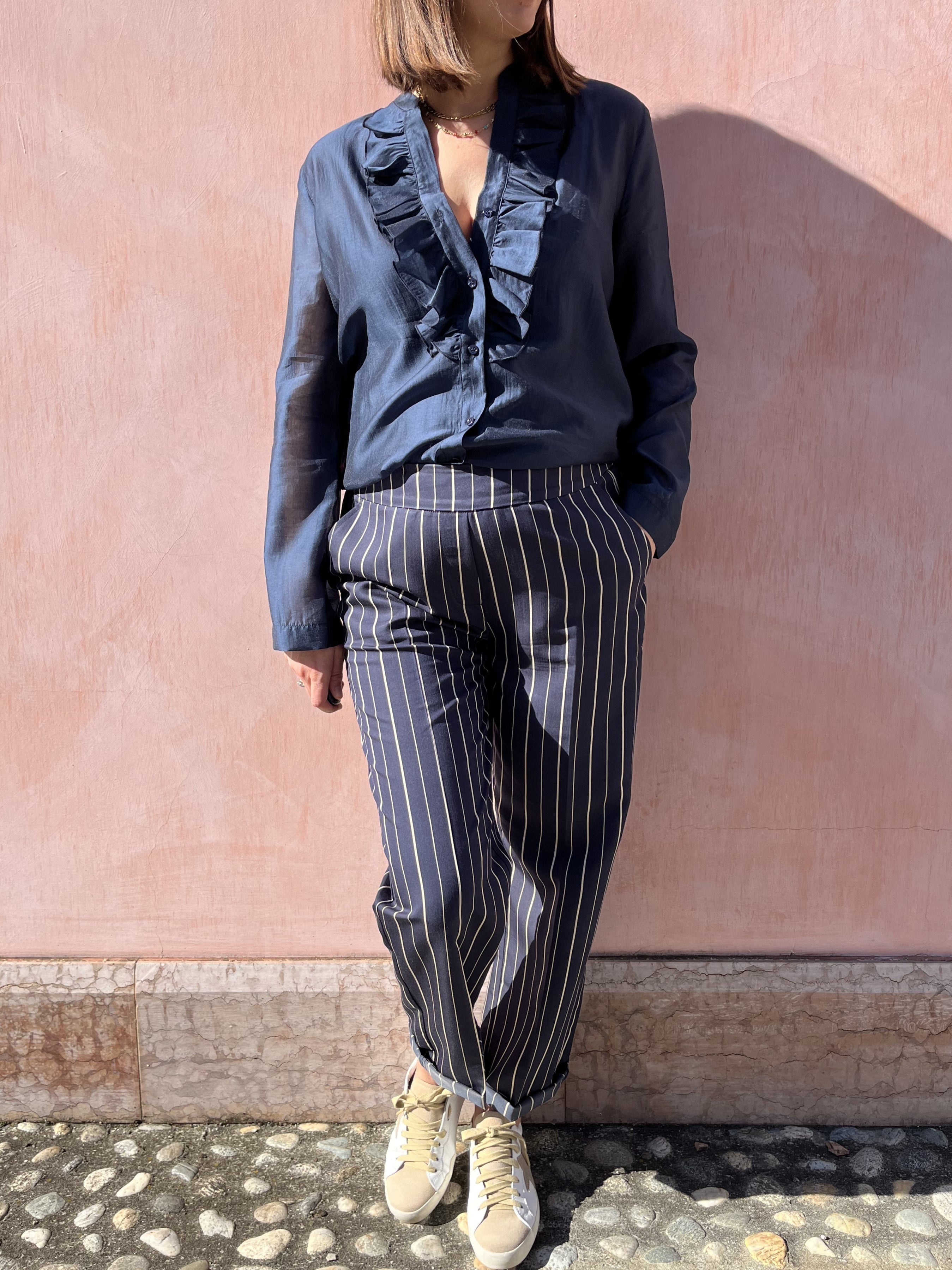 PANTALONE JOGGING RIGATO