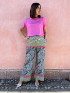PANTALONE PALAZZO FANTASIA