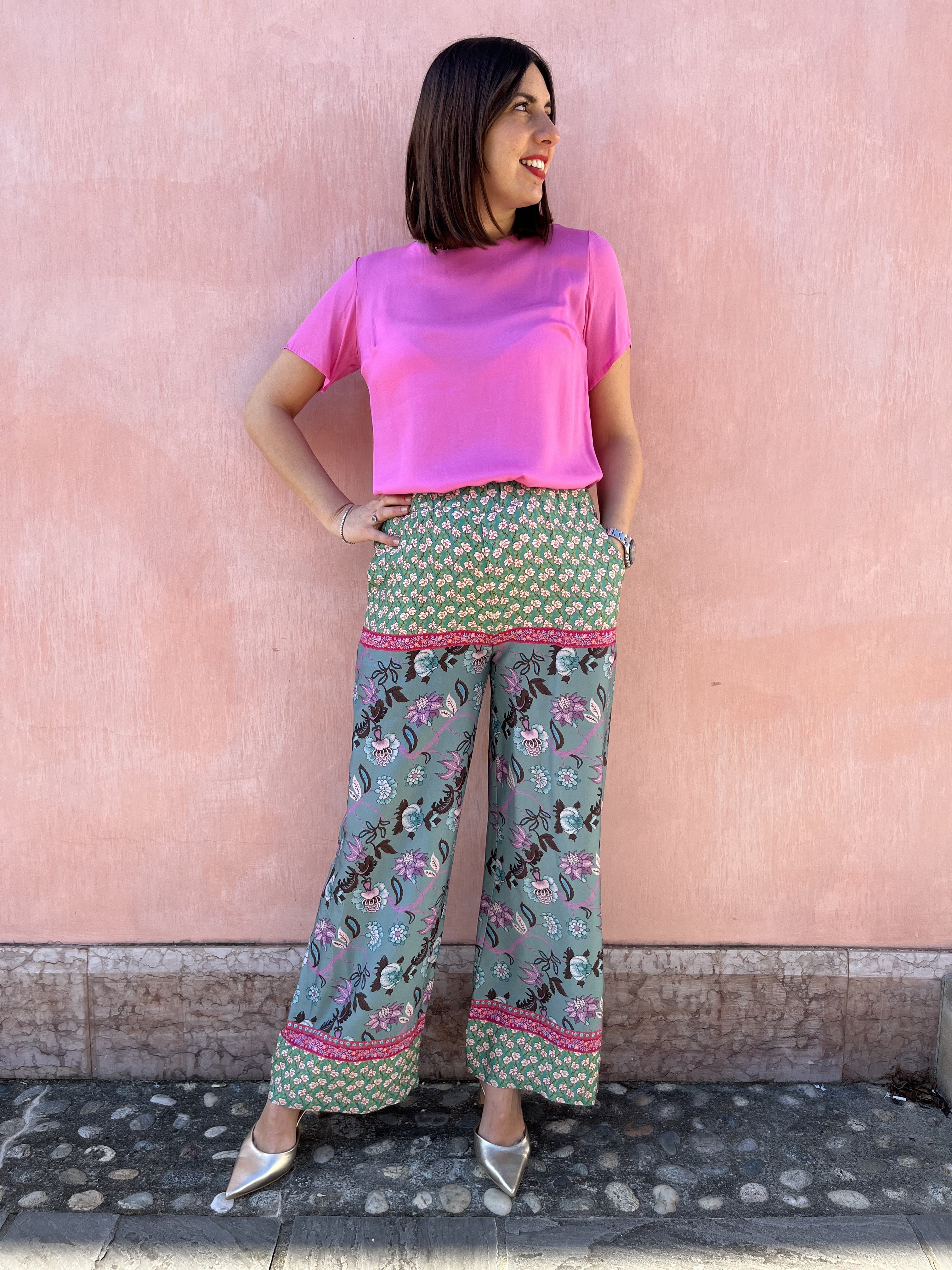 PANTALONE PALAZZO FANTASIA