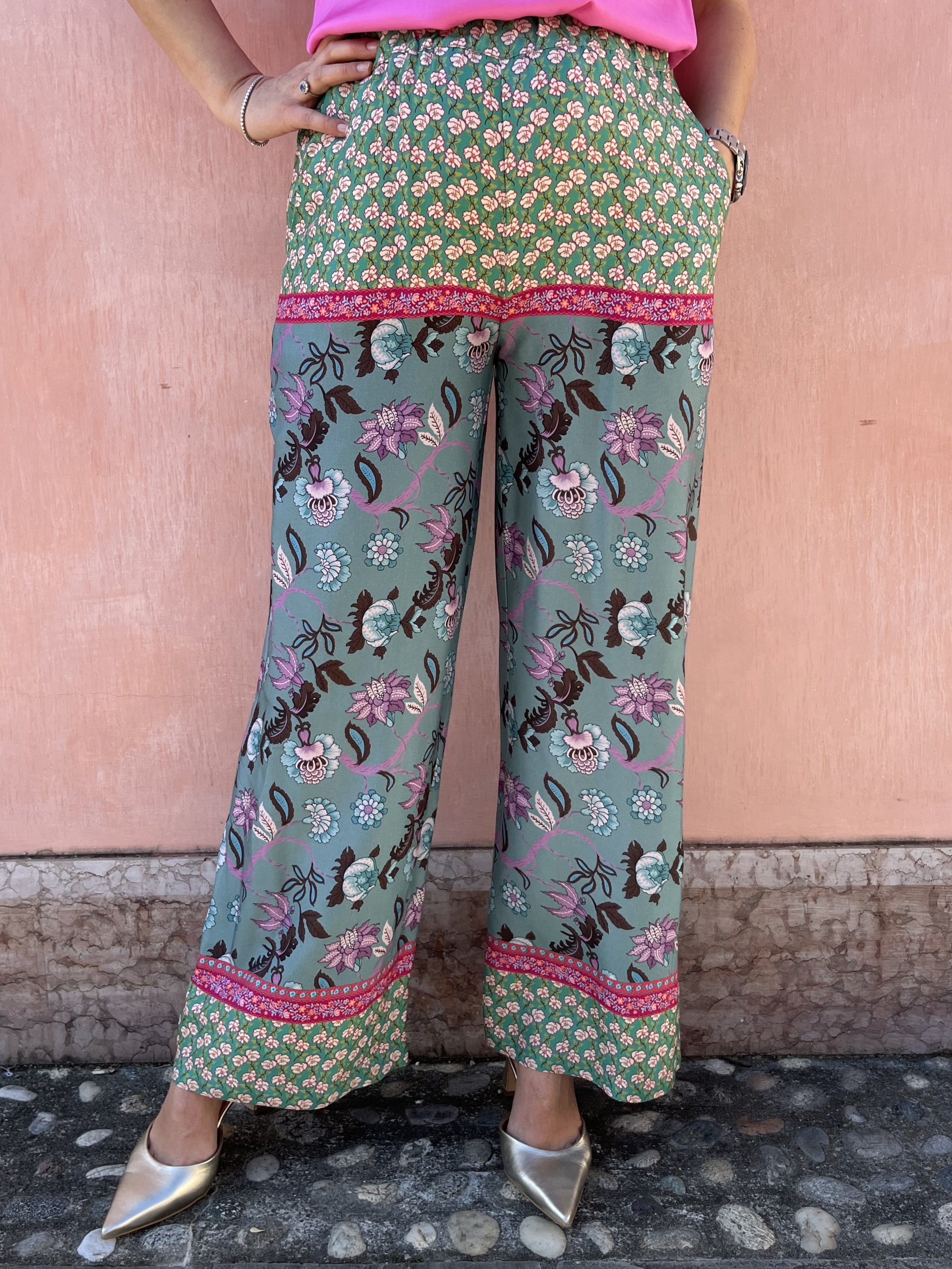 PANTALONE PALAZZO FANTASIA