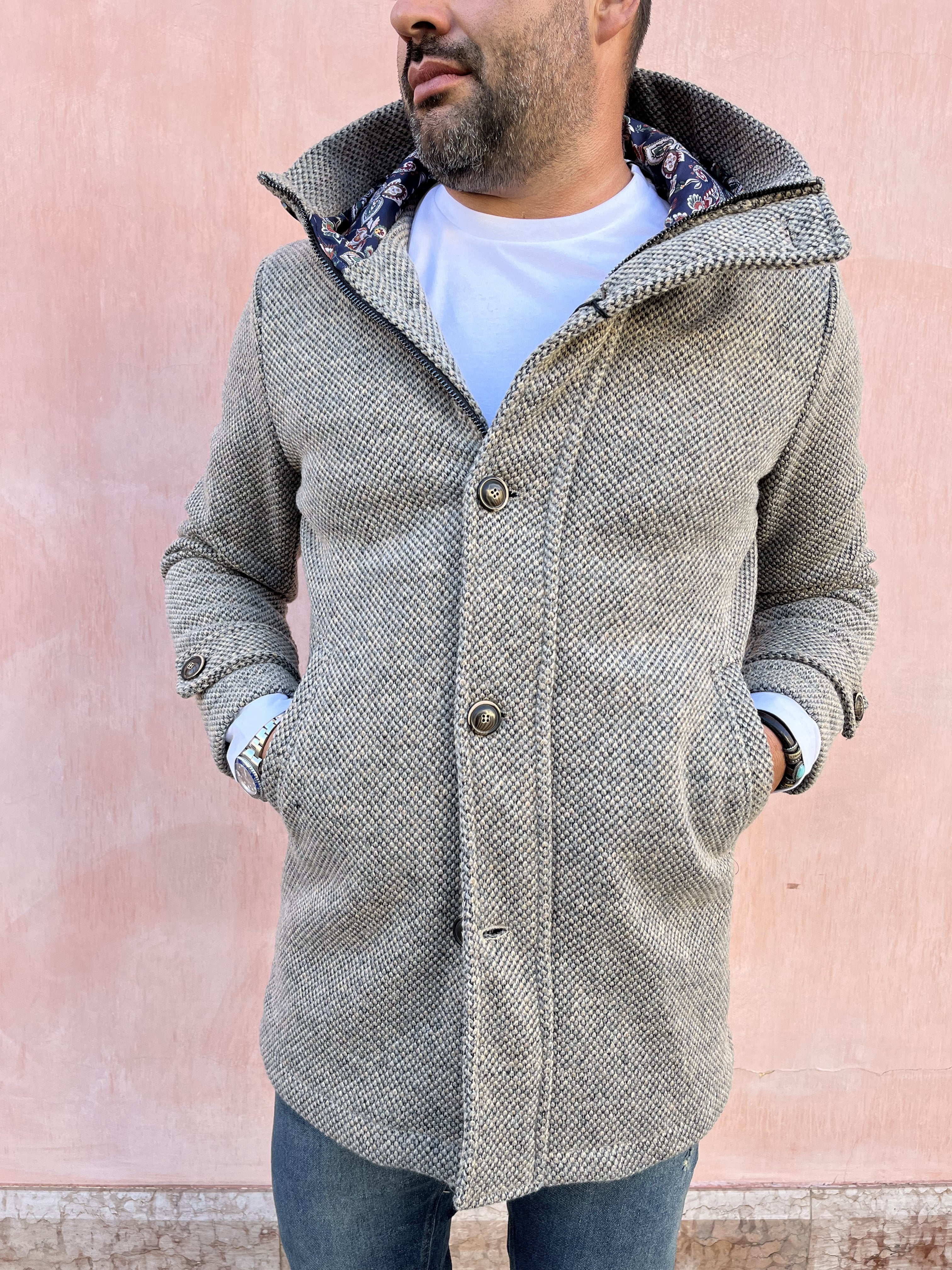 PARKA PUNTO RISO