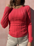 MAGLIA GIROCOLLO TRECCE