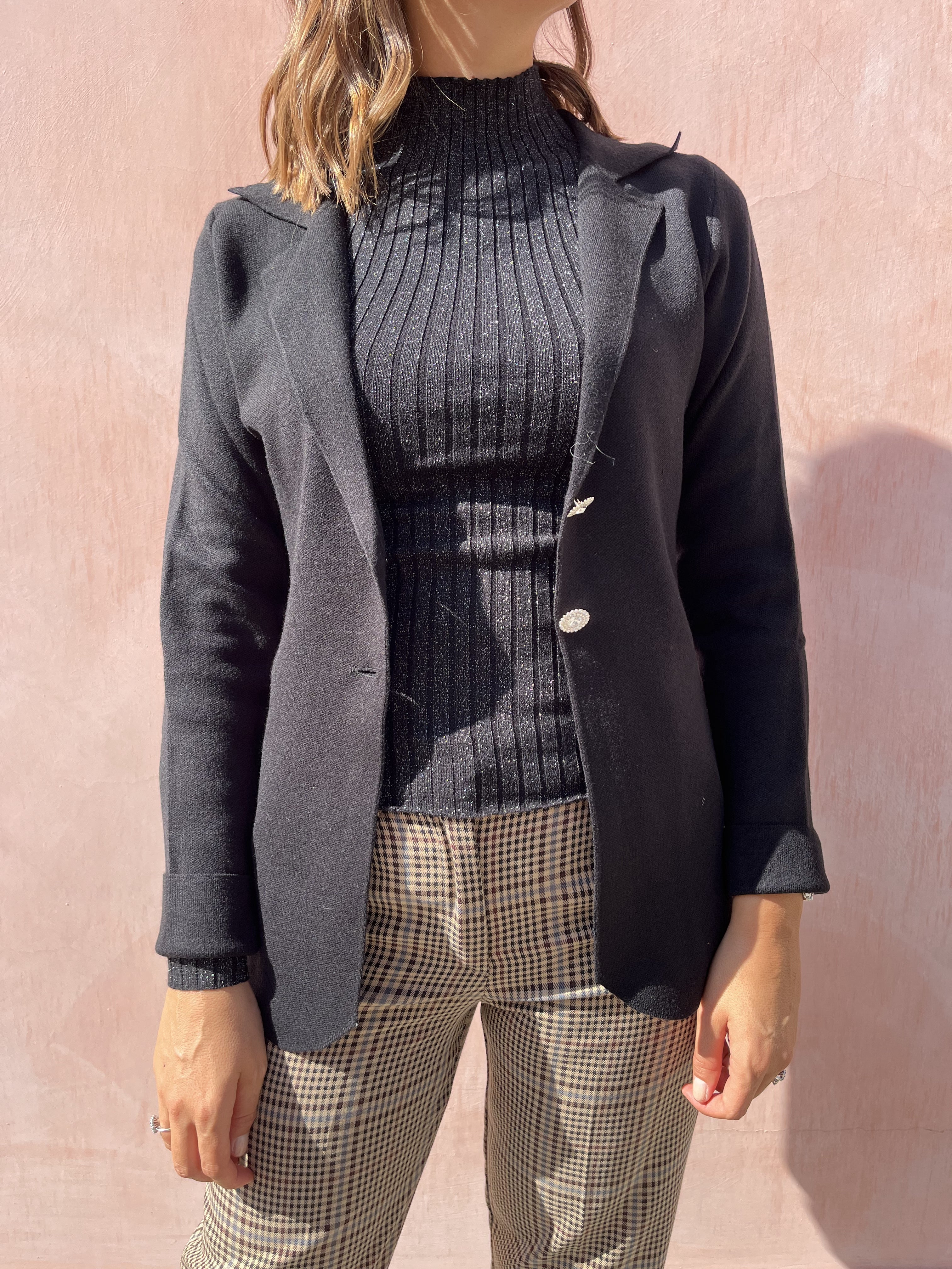 BLAZER MONOPETTO MAGLIA