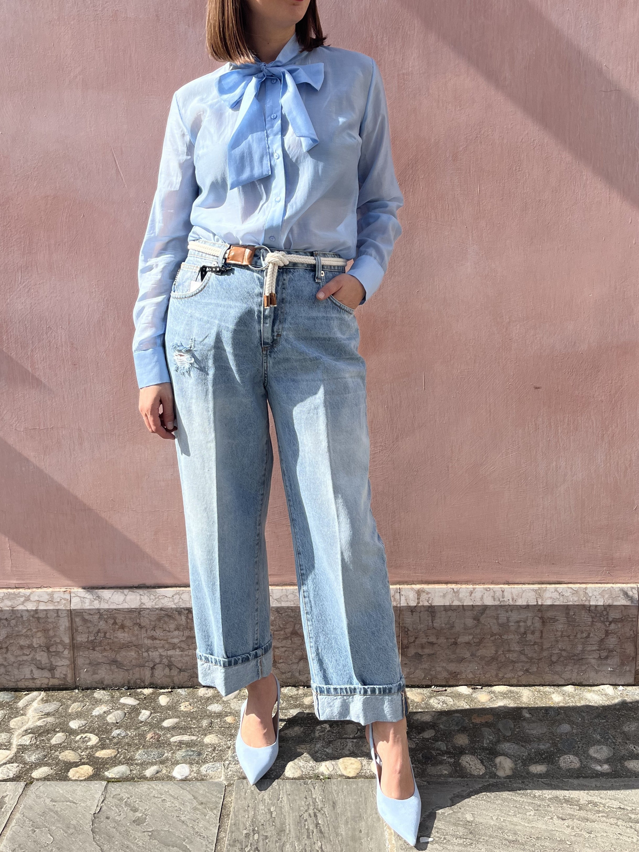 CAMICIA CON FIOCCO
