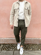 SAHARIANA BULL DENIM CON RICAMI
