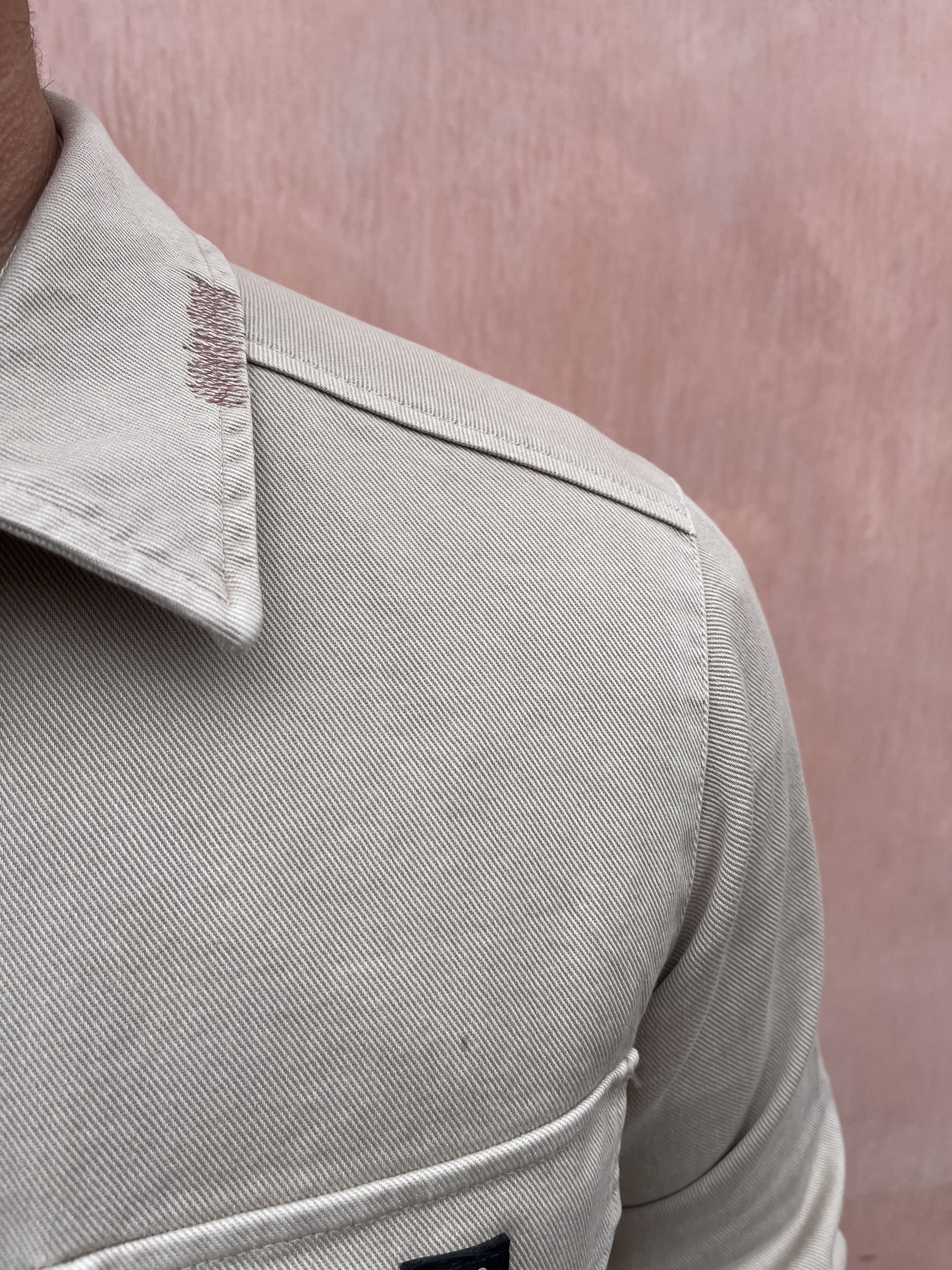 SAHARIANA BULL DENIM CON RICAMI