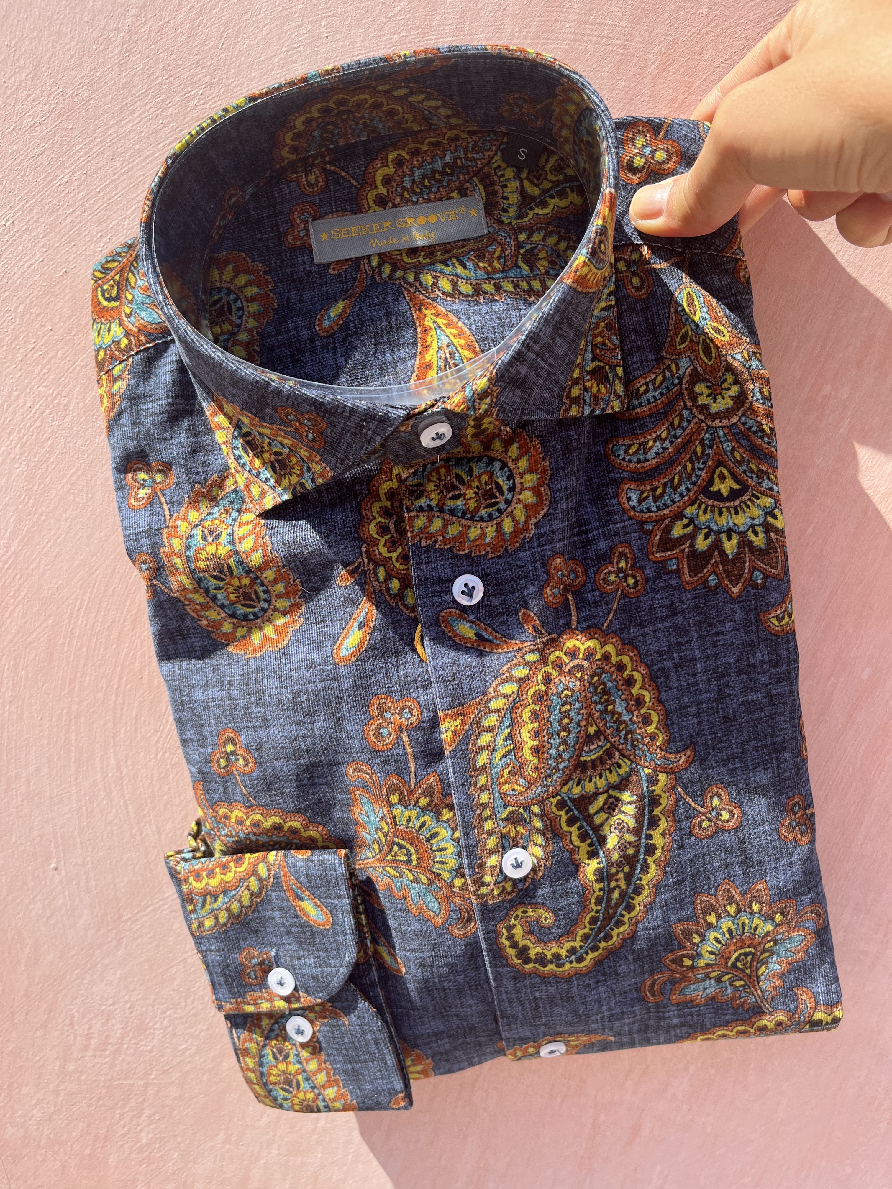 CAMICIA IN VELLUTINO