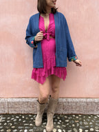 KIMONO CORTO CHAMBRAY
