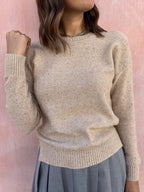 MAGLIONE GIROCOLLO PAILLlETTES