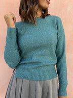 MAGLIONE GIROCOLLO PAILLlETTES