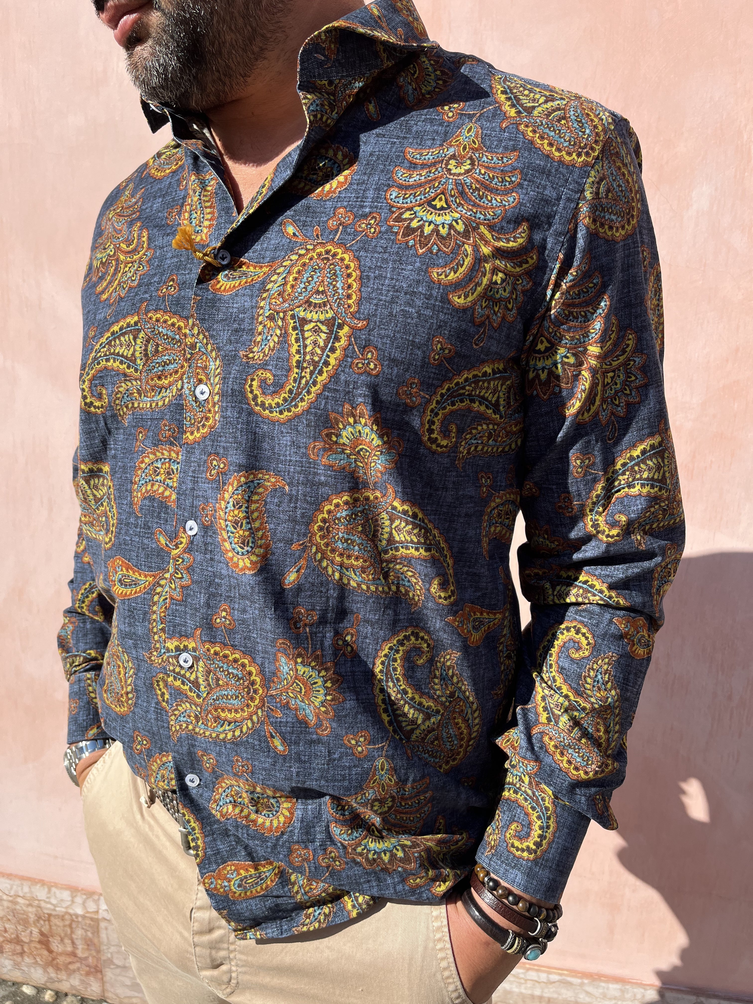 CAMICIA IN VELLUTINO
