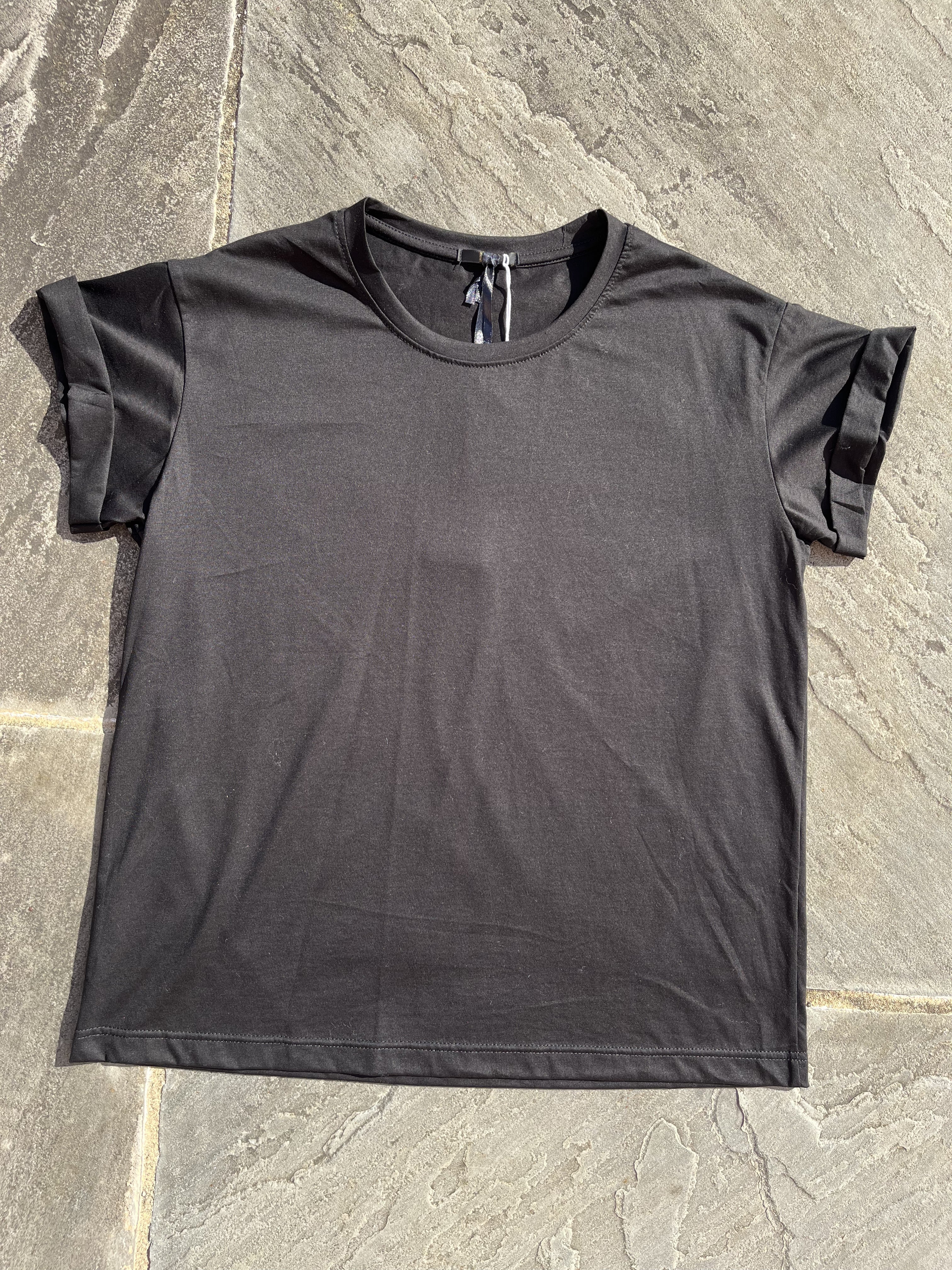 T-SHIRT GIROCOLLO FILO DI SCOZIA