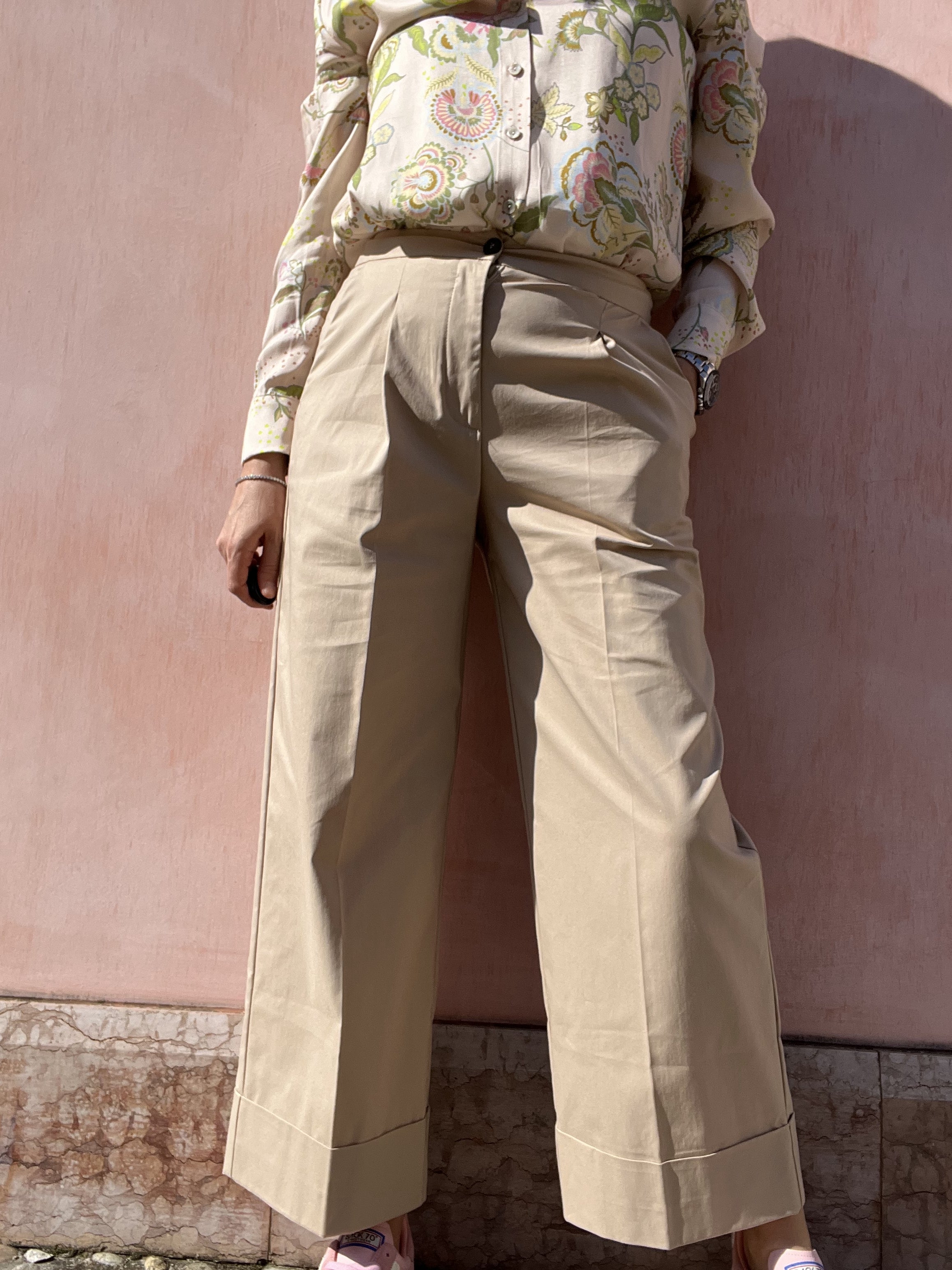 PANTALONE GAMBA LARGA