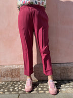 PANTALONE FLUIDO CON BALZA