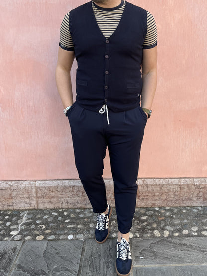 GILET MAGLIA RASATA