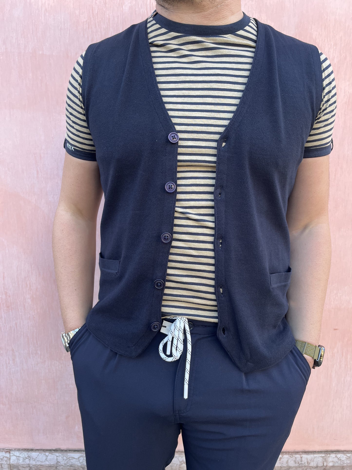 GILET MAGLIA RASATA
