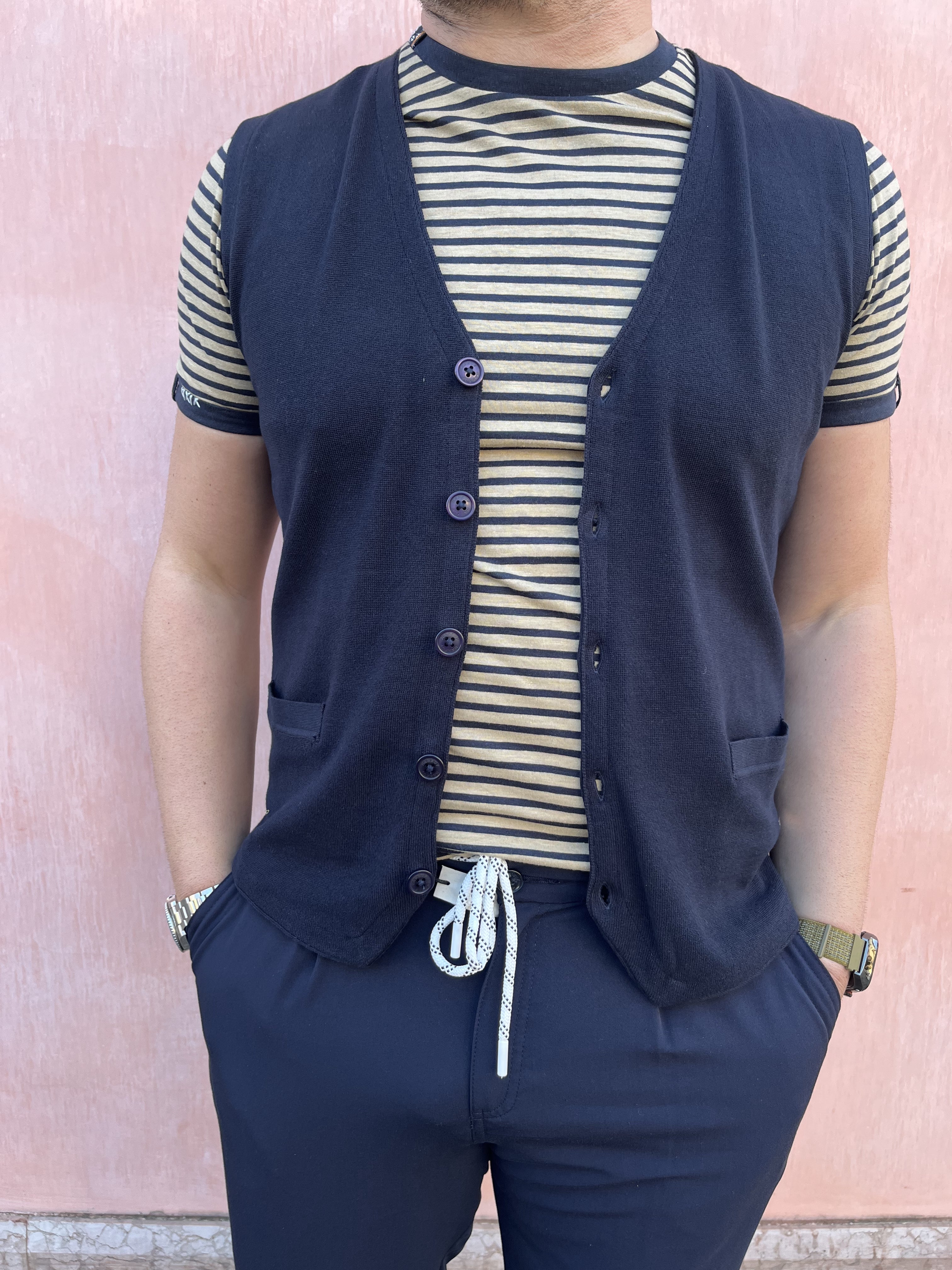 GILET MAGLIA RASATA