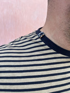 TSHIRT RIGHE RICAMI