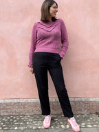 PANTALONE JOGGING IN TESSUTO FLUIDO