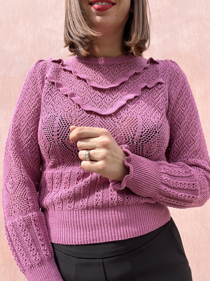 MAGLIA GIROCOLLO PIZZO