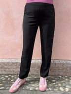PANTALONE JOGGING IN TESSUTO FLUIDO