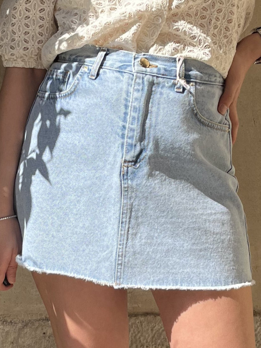 MINIGONNA IN JEANS