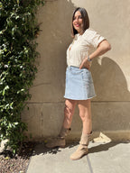 MINIGONNA IN JEANS