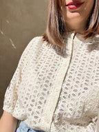 CAMICETTA PIZZO MACRAME'