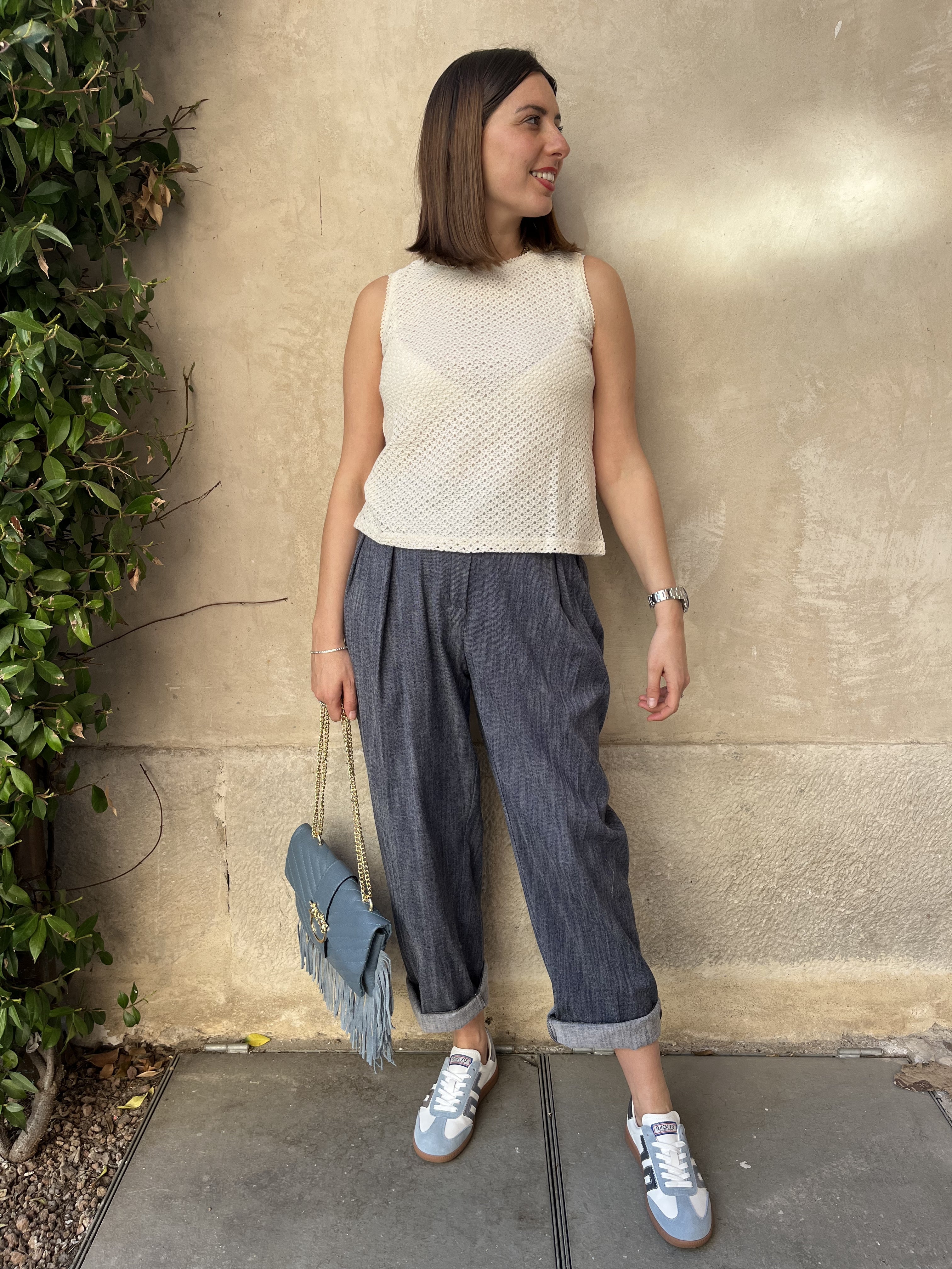 TOP SPALLA LARGA PIZZO