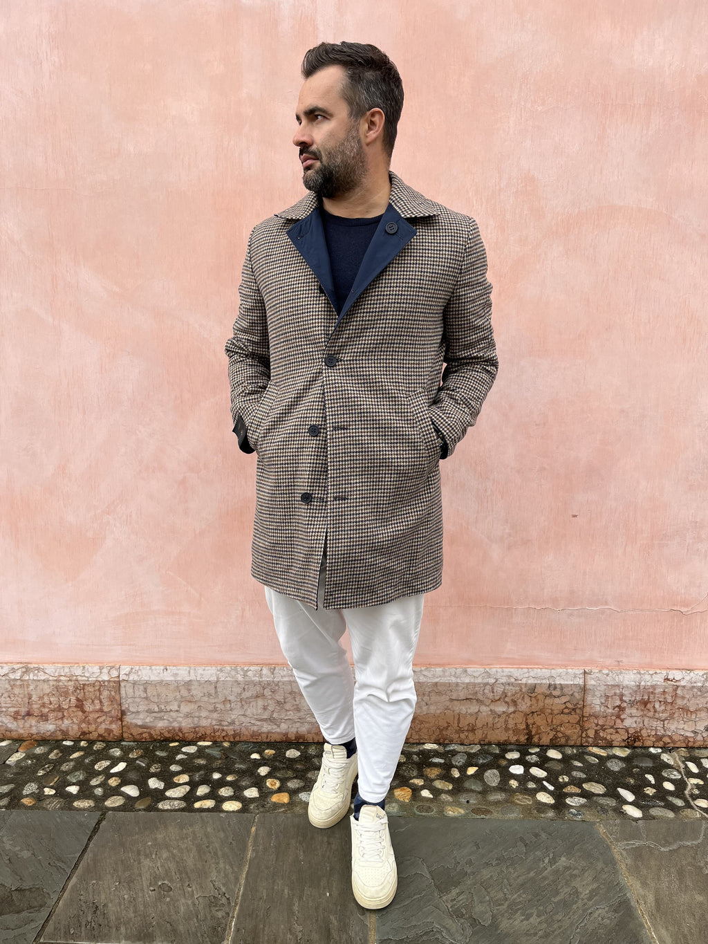 CAPPOTTO DOUBLE BLU