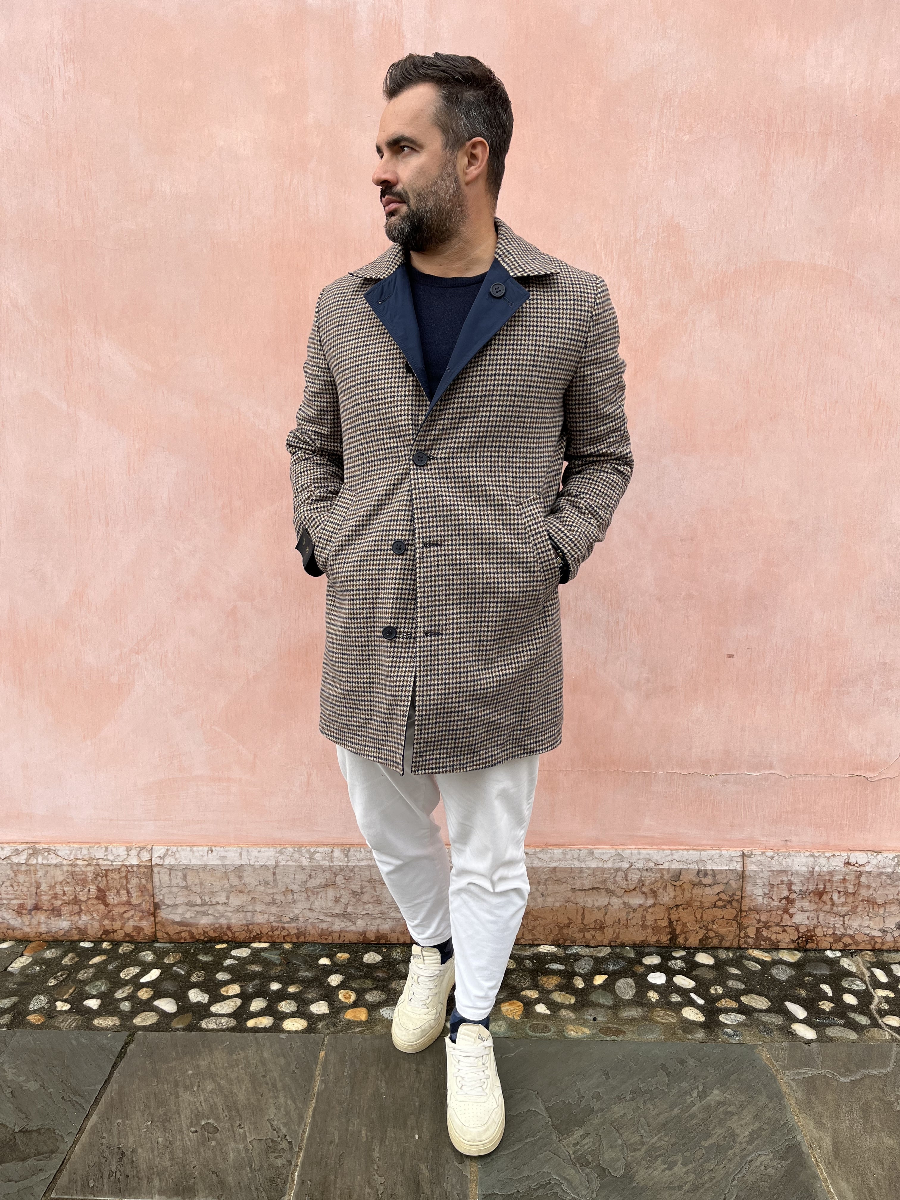 CAPPOTTO DOUBLE BLU