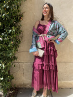 ABITO LUNGO CON BALZE DIXIE