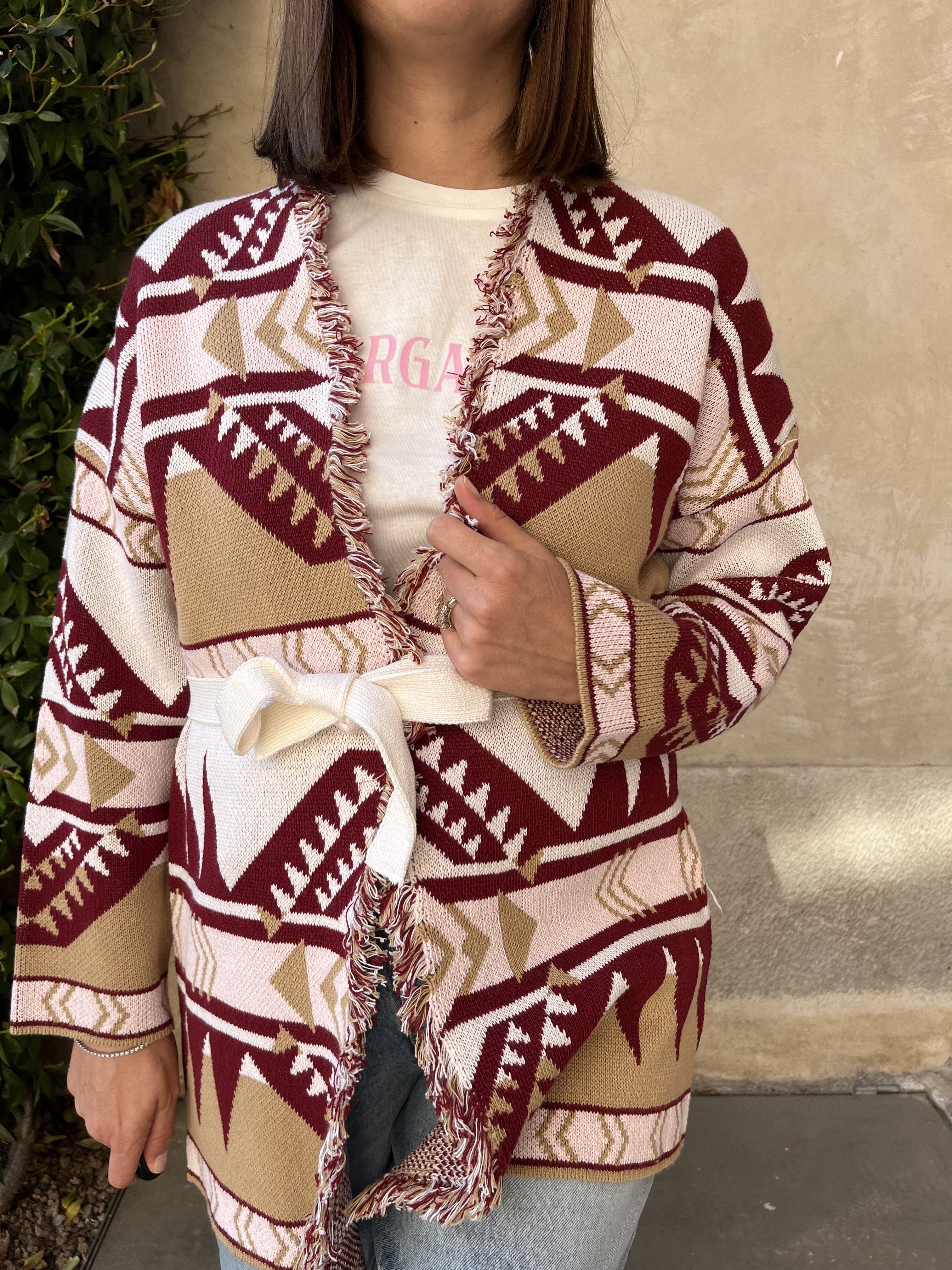 CARDIGAN COTONE ETNICO